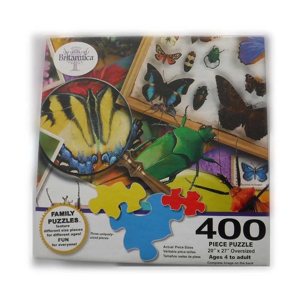 Majestic Puzzles 400 piece Butterfly Puzzle